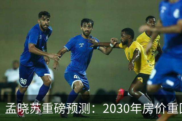 孟晓苏重磅预测：2030年房价重回前高没有悬念