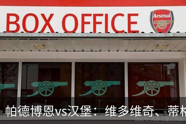帕德博恩vs汉堡：维多维奇、蒂格斯首发，法比奥-维埃拉、波尔森出战